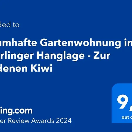Traumhafte Gartenwohnung In überlinger Hanglage - Zur Goldenen Kiwi Apartamento Uberlingen