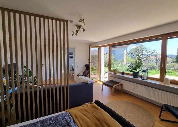 Traumhafte Gartenwohnung In Ueberlinger Hanglage - Zur Goldenen Kiwi Иберлинген